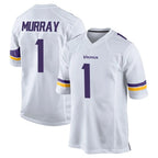 Choea MN.Vikings #1 Kyler Murray Player White Home Game Stitched Jerseys