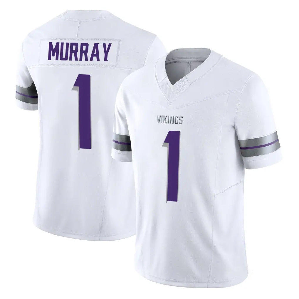 Choea MN.Vikings #1 Kyler Murray Player White Limited Alternate Vapor F.U.S.E. Home Game Stitched Jerseys