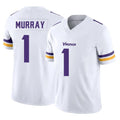 Choea MN.Vikings #1 Kyler Murray Player White Limited Vapor F.U.S.E. Home Game Stitched Jerseys