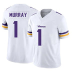 Choea MN.Vikings #1 Kyler Murray Player White Limited Vapor F.U.S.E. Home Game Stitched Jerseys