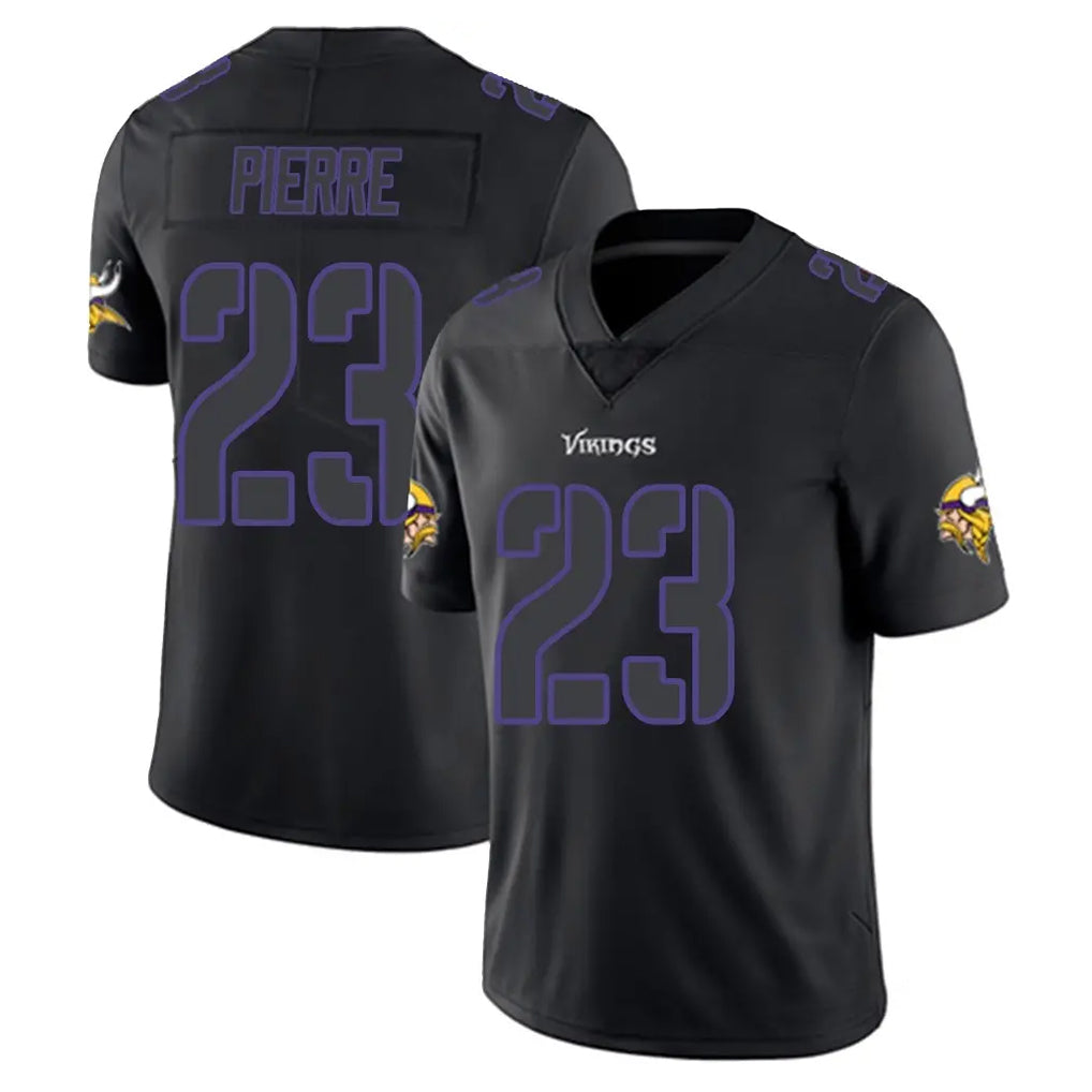 Choea MN.Vikings #23 James Pierre Player Black Impact LImited Home Game Stitched Jerseys