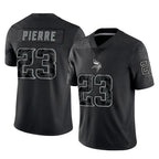 Choea MN.Vikings #23 James Pierre Player Black Reflective LImited Home Game Stitched Jerseys
