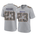 Choea MN.Vikings #23 James Pierre Player Gray Atmosphere Fashion Home Game Stitched Jerseys