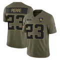 Choea MN.Vikings #23 James Pierre Player Olive 2025 Salute To Service Limited Game Stitched Jerseys