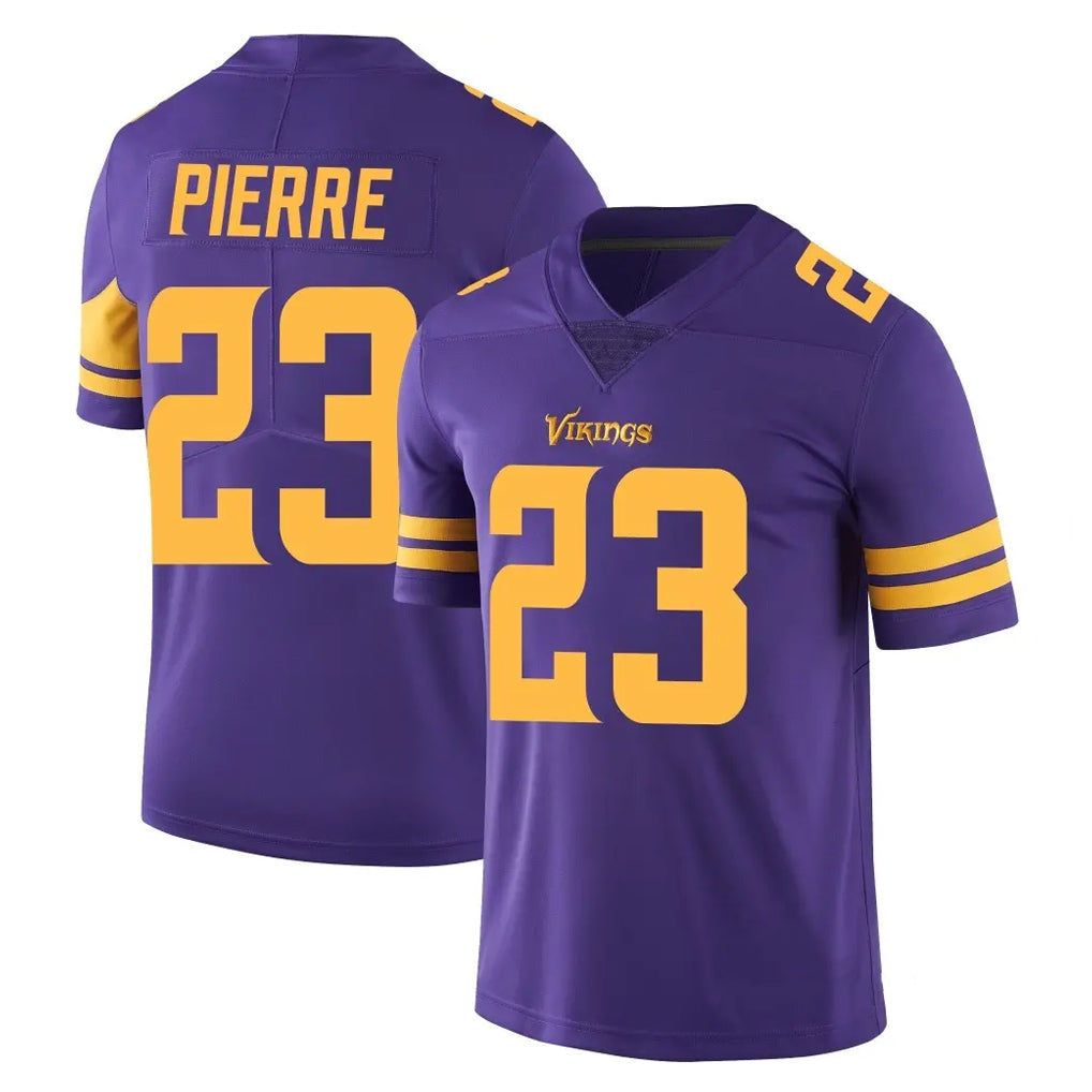 Choea MN.Vikings #23 James Pierre Player Purple Limited Color Rush Home Game Stitched Jerseys