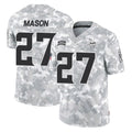 Choea MN.Vikings #27 Jordan Mason Player Arctic Camo Salute To Service Limited Game Stitched Jerseys