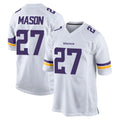 Choea MN.Vikings #27 Jordan Mason Player White Home Game Stitched Jerseys
