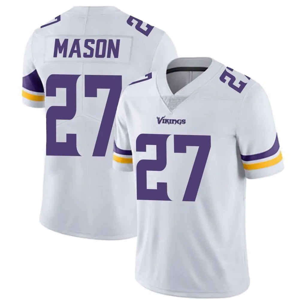 Choea MN.Vikings #27 Jordan Mason Player White Limited Vapor Untouchable Home Game Stitched Jerseys