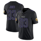 Choea MN.Vikings #33 Aaron Jones Sr. Player Black Impact LImited Home Game Stitched Jerseys
