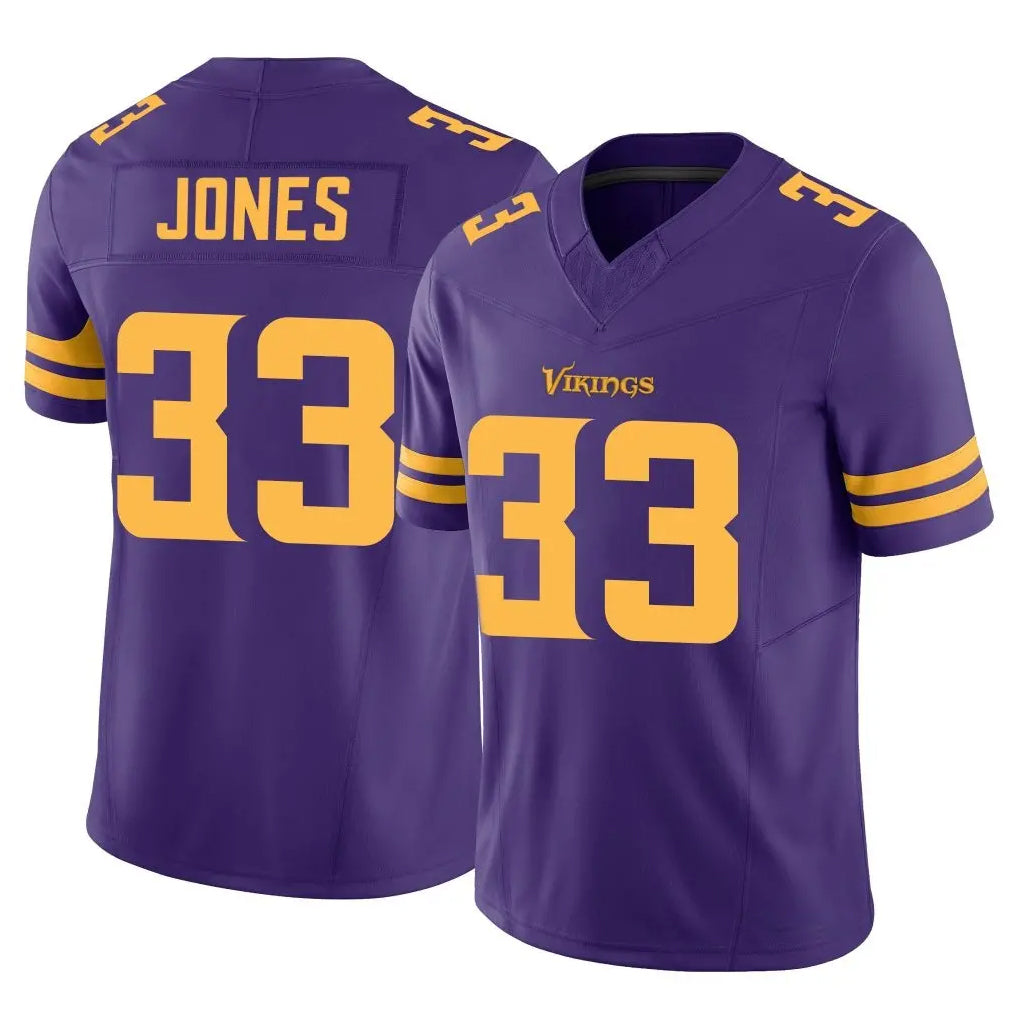 Choea MN.Vikings #33 Aaron Jones Sr. Player Purple Limited Alternate Vapor F.U.S.E. Home Game Stitched Jerseys
