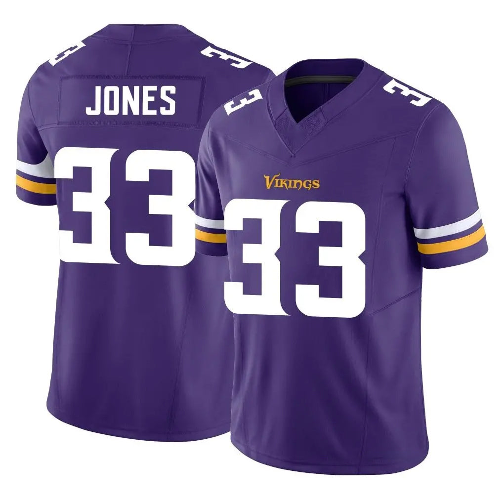 Choea MN.Vikings #33 Aaron Jones Sr. Player Purple Limited Vapor F.U.S.E. Home Game Stitched Jerseys