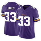 Choea MN.Vikings #33 Aaron Jones Sr. Player Purple Limited Vapor F.U.S.E. Home Game Stitched Jerseys
