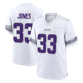 Choea MN.Vikings #33 Aaron Jones Sr. Player White Alternate Home Game Stitched Jerseys