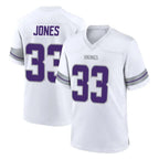 Choea MN.Vikings #33 Aaron Jones Sr. Player White Alternate Home Game Stitched Jerseys