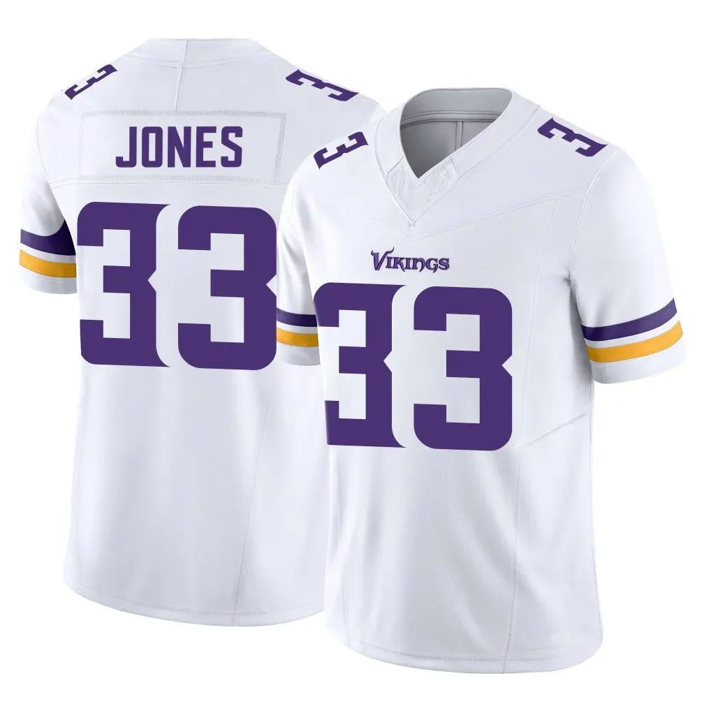 Choea MN.Vikings #33 Aaron Jones Sr. Player White Limited Vapor F.U.S.E. Home Game Stitched Jerseys