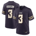 Choea MN.Vikings #3 Jordan Addison Purple 2026 Rivalries Collection Game Stitched Jerseys