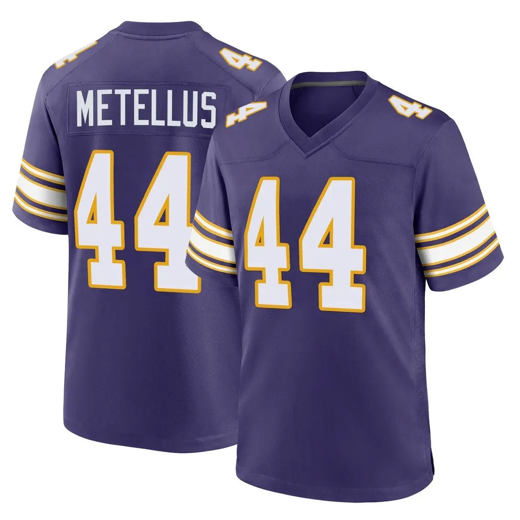 Choea MN.Vikings #44 Josh Metellus Player Purple Classic Home Game Stitched Jerseys