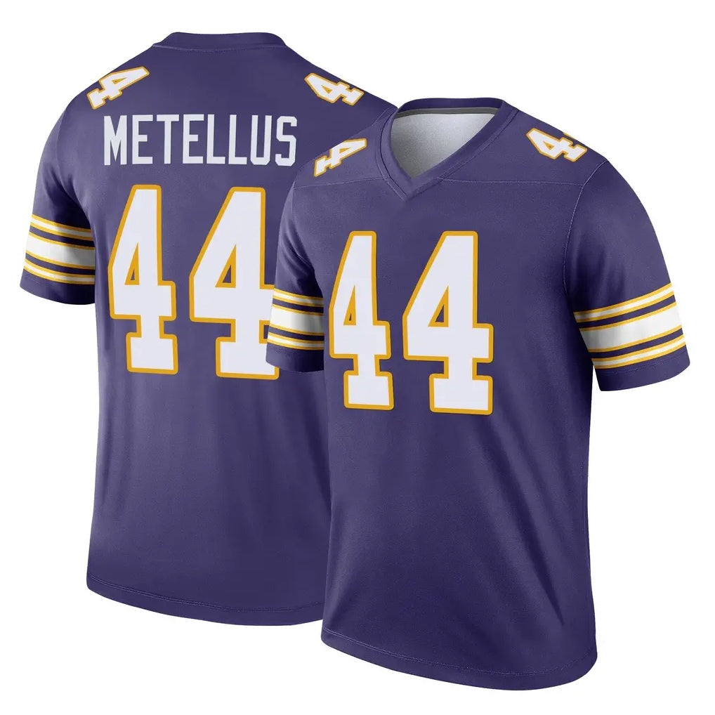 Choea MN.Vikings #44 Josh Metellus Player Purple Limited Classic Home Game Stitched Jerseys