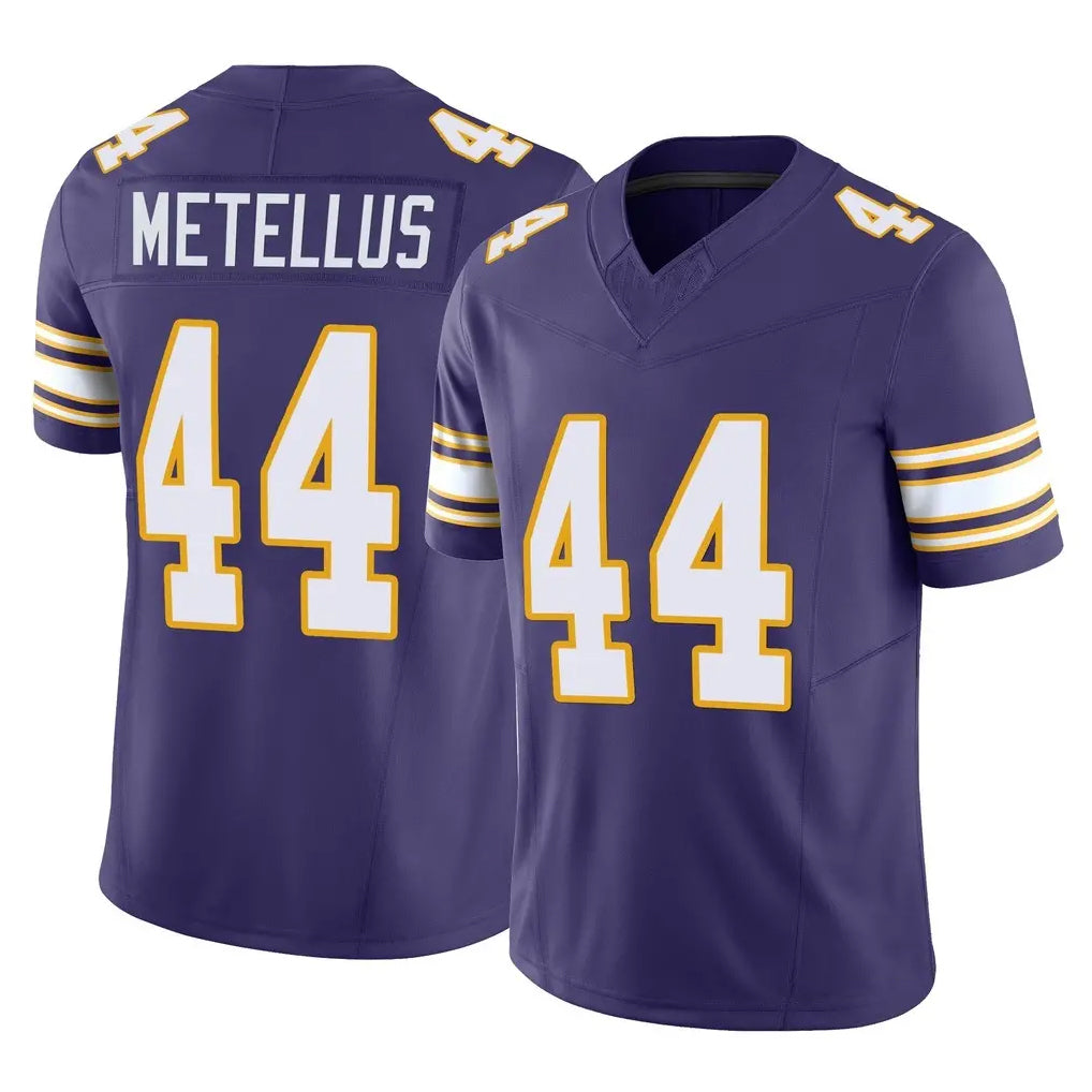 Choea MN.Vikings #44 Josh Metellus Player Purple Limited Classic Vapor F.U.S.E. Home Game Stitched Jerseys