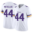 Choea MN.Vikings #44 Josh Metellus Player White Limited Vapor F.U.S.E. Home Game Stitched Jerseys