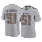 Choea MN.Vikings #51 Blake Cashman Player Gray Atmosphere Fashion Home Game Stitched Jerseys