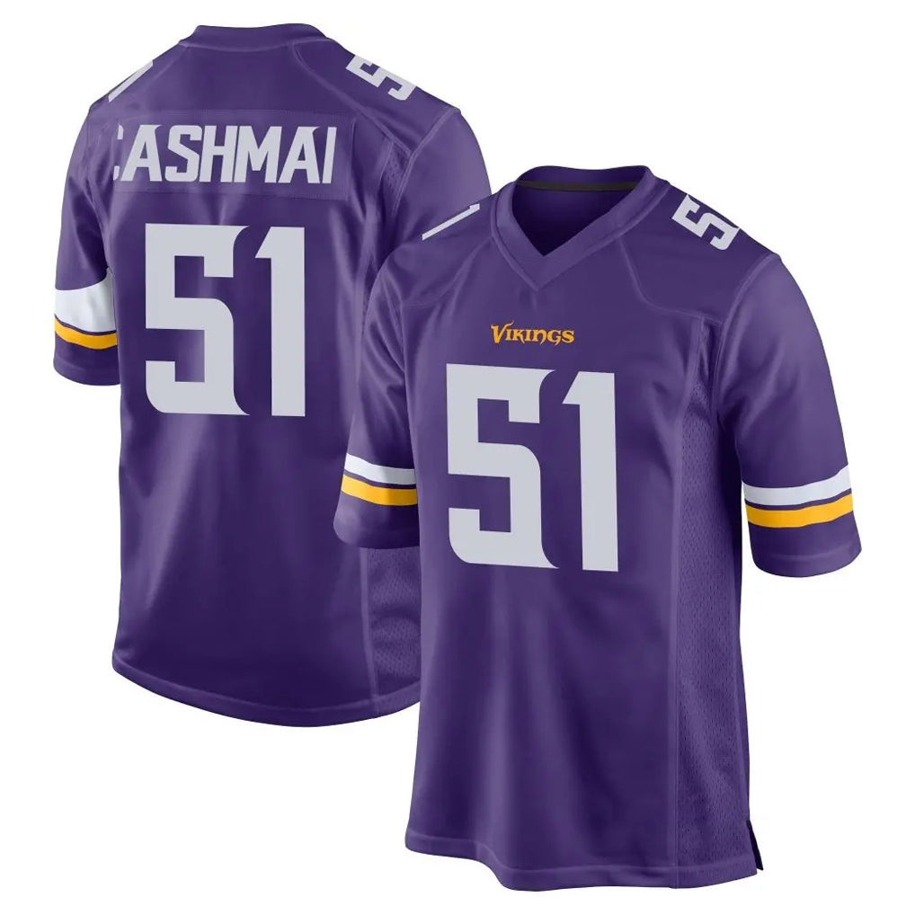 Choea MN.Vikings #51 Blake Cashman Player Purple Home Game Stitched Jerseys