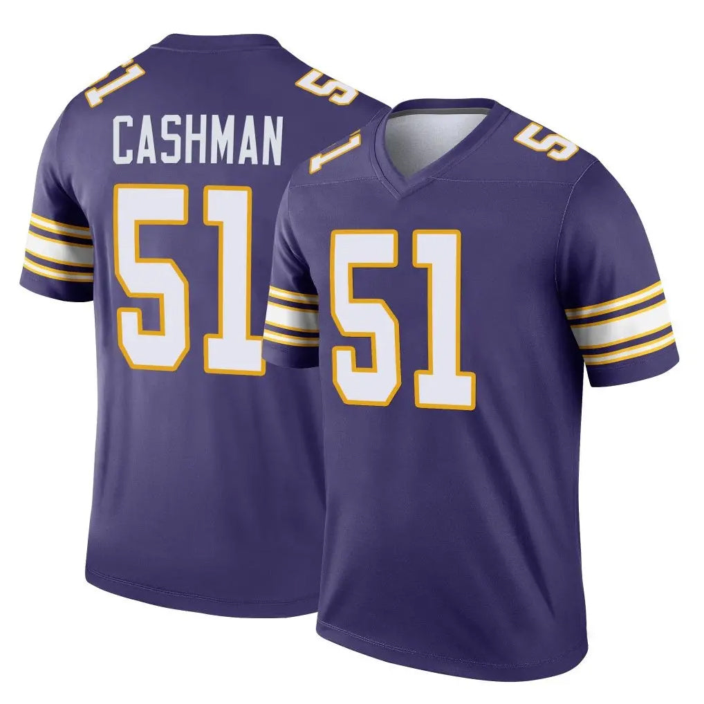 Choea MN.Vikings #51 Blake Cashman Player Purple Limited Classic Home Game Stitched Jerseys
