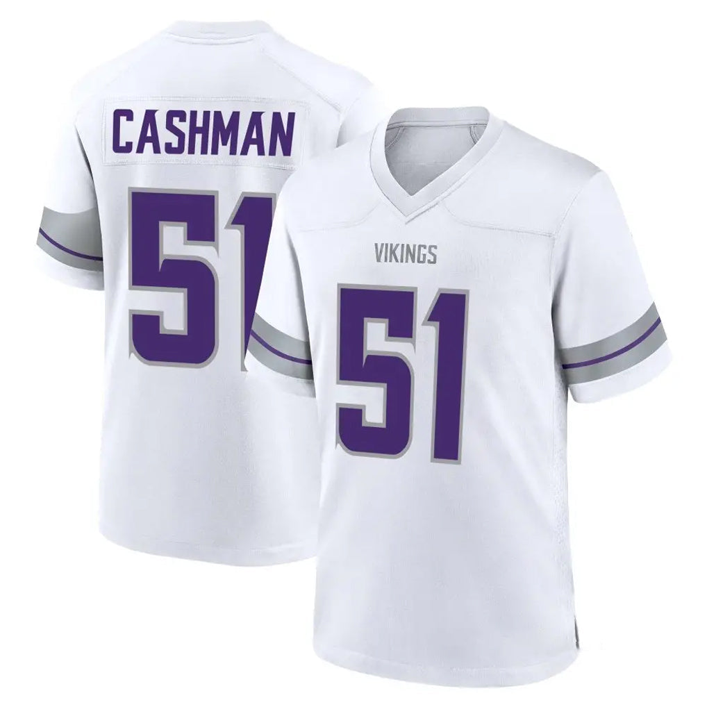 Choea MN.Vikings #51 Blake Cashman Player White Alternate Home Game Stitched Jerseys