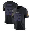Choea MN.Vikings #55 Eric Wilson Player Black Impact LImited Home Game Stitched Jerseys