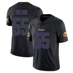 Choea MN.Vikings #55 Eric Wilson Player Black Impact LImited Home Game Stitched Jerseys