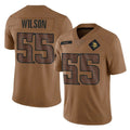 Choea MN.Vikings #55 Eric Wilson Player Brown Salute To Service Limited Stitched Jerseys