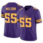 Choea MN.Vikings #55 Eric Wilson Player Purple Limited Alternate Vapor F.U.S.E. Home Game Stitched Jerseys