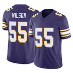 Choea MN.Vikings #55 Eric Wilson Player Purple Limited Classic Vapor F.U.S.E. Home Game Stitched Jerseys