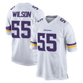 Choea MN.Vikings #55 Eric Wilson Player White Home Game Stitched Jerseys