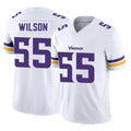 Choea MN.Vikings #55 Eric Wilson Player White Limited Vapor F.U.S.E. Home Game Stitched Jerseys