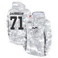 Choea MN.Vikings #71 Christian Darrisaw Player Arctic Camo Salute to Service Pullover Hoodies Limited Game Stitched Jerseys