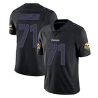 Choea MN.Vikings #71 Christian Darrisaw Player Black Impact LImited Home Game Stitched Jerseys