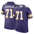 Choea MN.Vikings #71 Christian Darrisaw Player Purple Limited Classic Home Game Stitched Jerseys