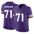 Choea MN.Vikings #71 Christian Darrisaw Player Purple Limited Vapor F.U.S.E. Home Game Stitched Jerseys