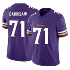 Choea MN.Vikings #71 Christian Darrisaw Player Purple Limited Vapor F.U.S.E. Home Game Stitched Jerseys