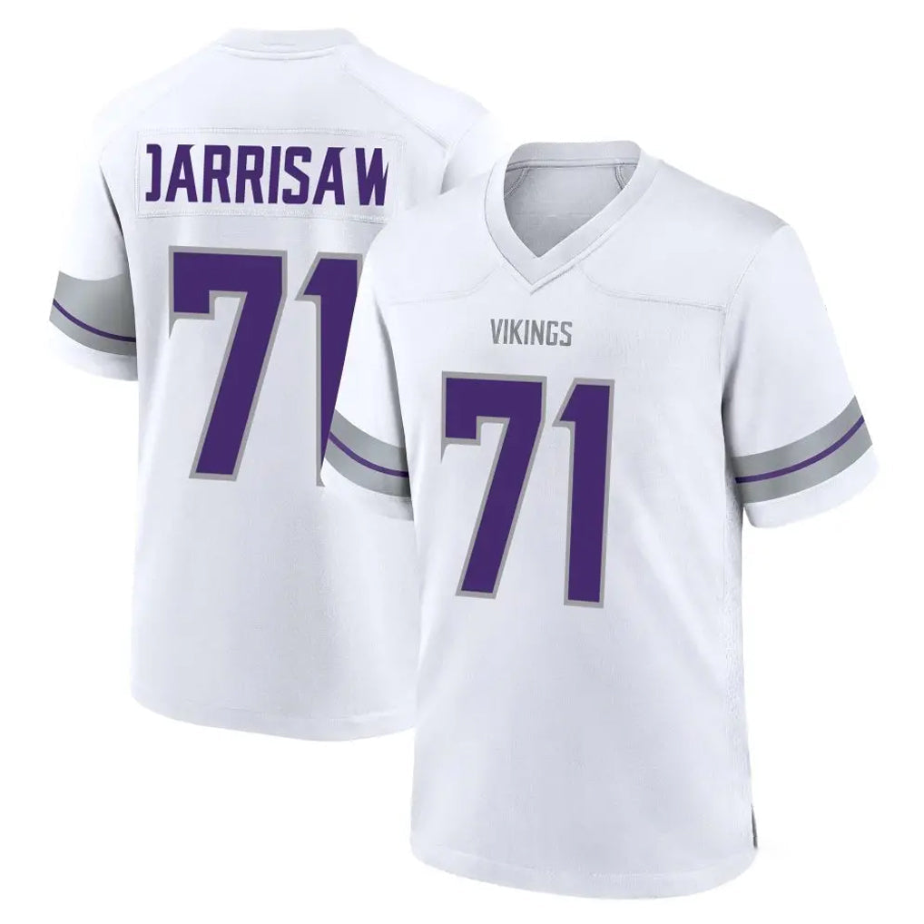 Choea MN.Vikings #71 Christian Darrisaw Player White Alternate Home Game Stitched Jerseys