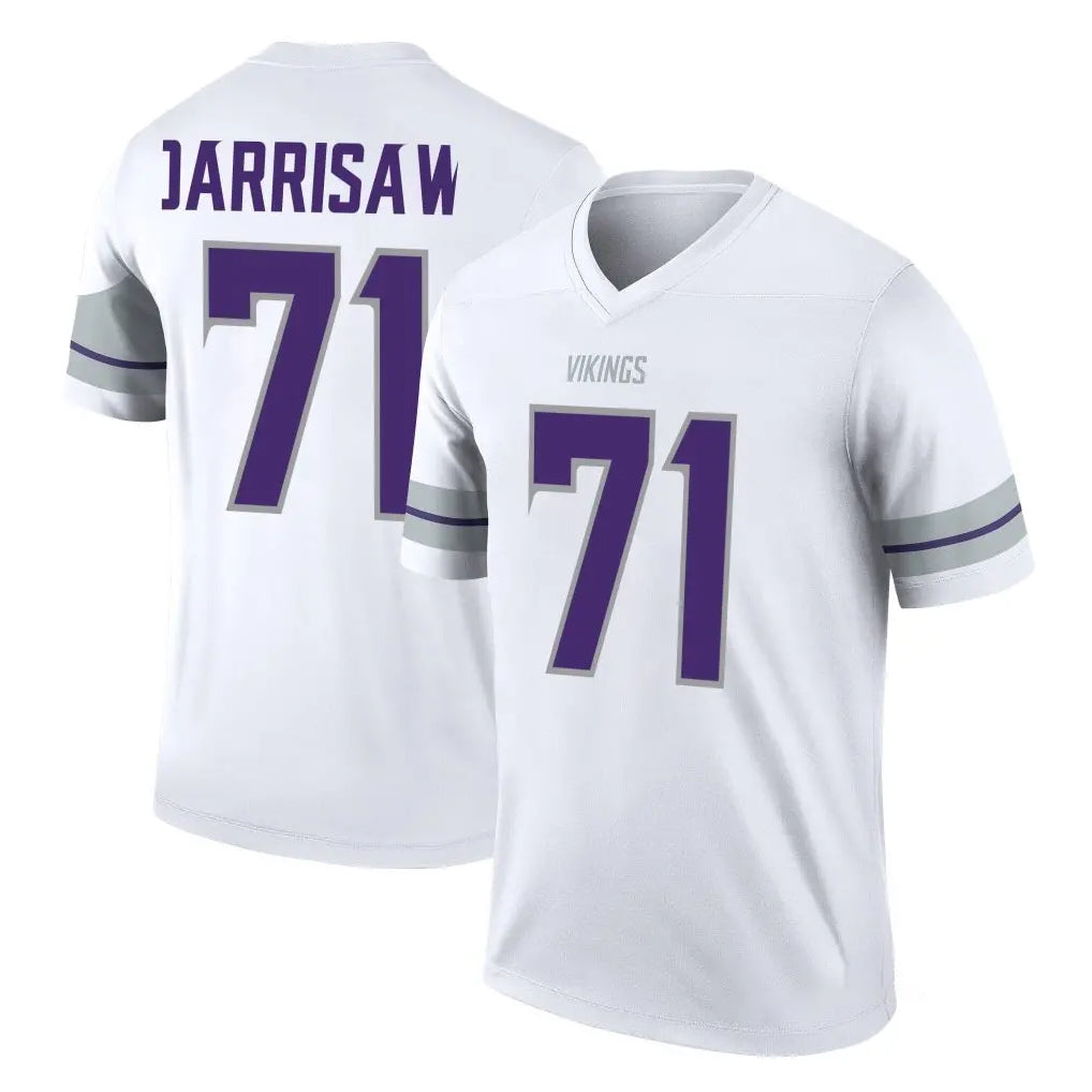 Choea MN.Vikings #71 Christian Darrisaw Player White Alternate Legend Home Game Stitched Jerseys