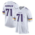 Choea MN.Vikings #71 Christian Darrisaw Player White Home Game Stitched Jerseys