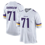 Choea MN.Vikings #71 Christian Darrisaw Player White Home Game Stitched Jerseys