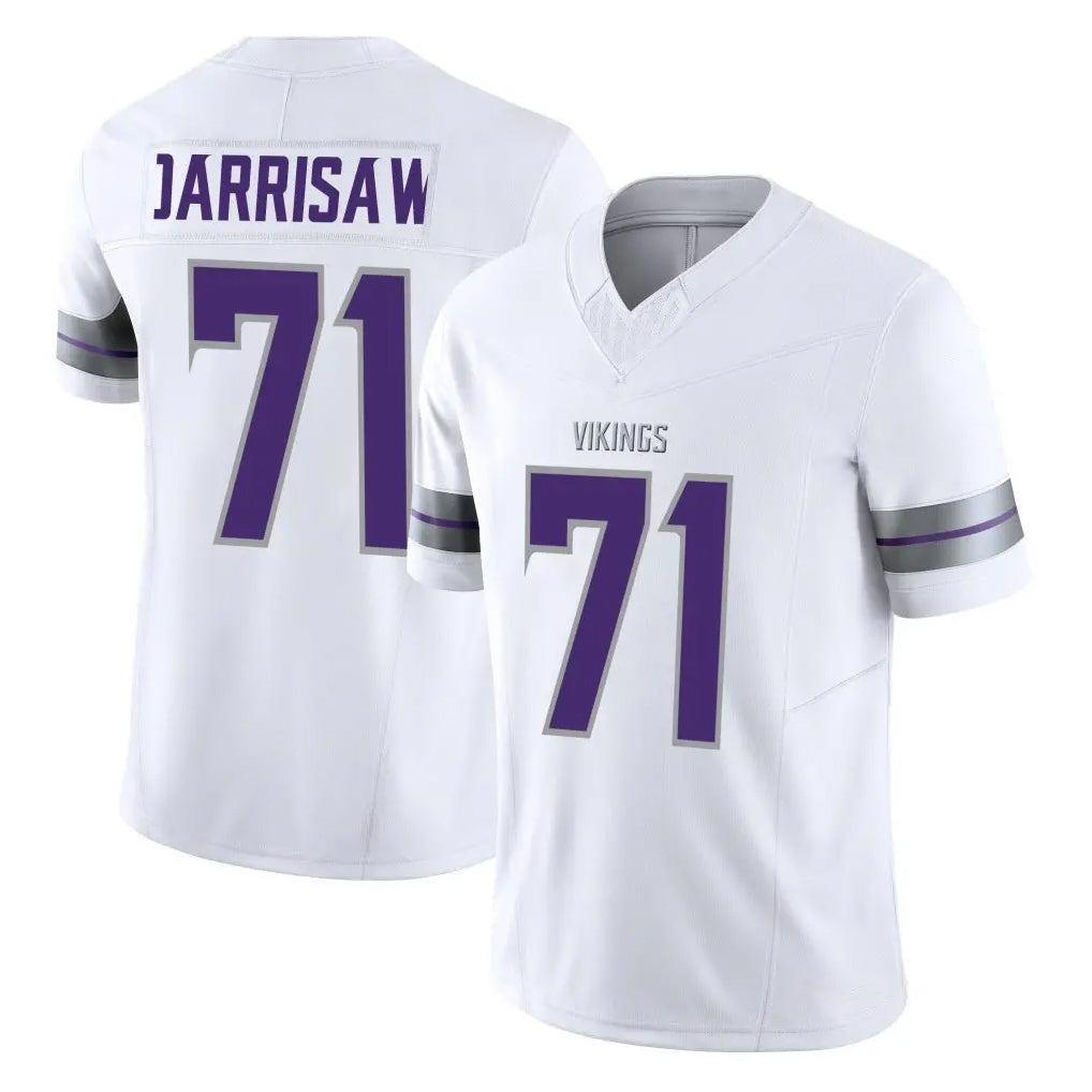 Choea MN.Vikings #71 Christian Darrisaw Player White Limited Alternate Vapor F.U.S.E. Home Game Stitched Jerseys