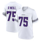 Choea MN.Vikings #75 Brian O'Neill Player White Alternate Home Game Stitched Jerseys