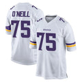 Choea MN.Vikings #75 Brian O'Neill Player White Home Game Stitched Jerseys