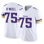 Choea MN.Vikings #75 Brian O'Neill Player White Limited Vapor F.U.S.E. Home Game Stitched Jerseys