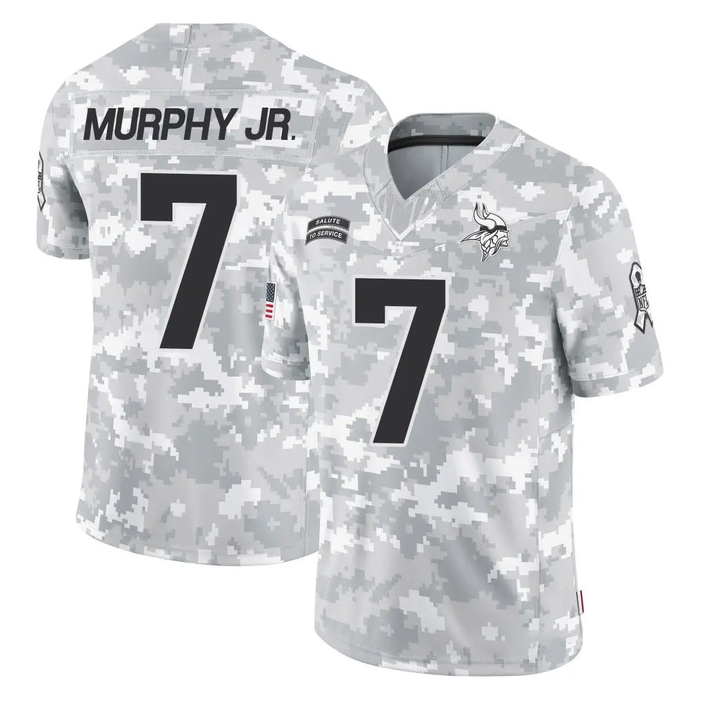 Choea MN.Vikings #7 Byron Murphy Jr. Player Arctic Camo Salute To Service Limited Game Stitched Jerseys
