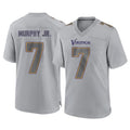 Choea MN.Vikings #7 Byron Murphy Jr. Player Gray Atmosphere Fashion Home Game Stitched Jerseys